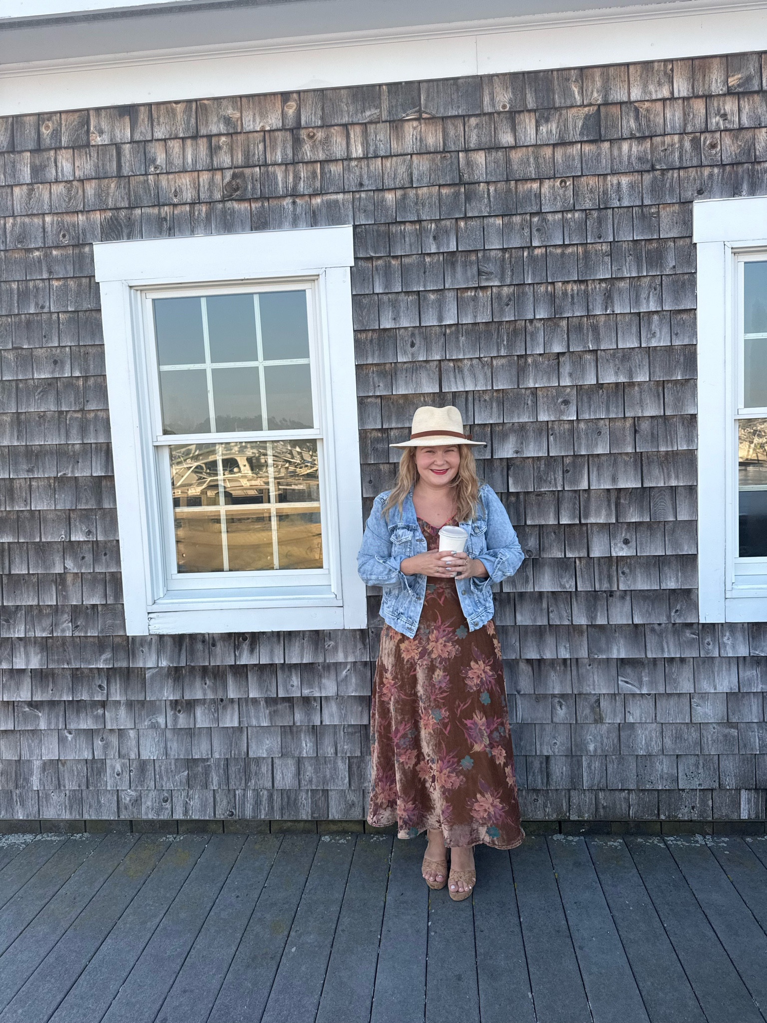 The perfect fall dress, and the denim jacket makes it the perfect transition.

#LTKSeasonal #LTKWorkwear #LTKPetite