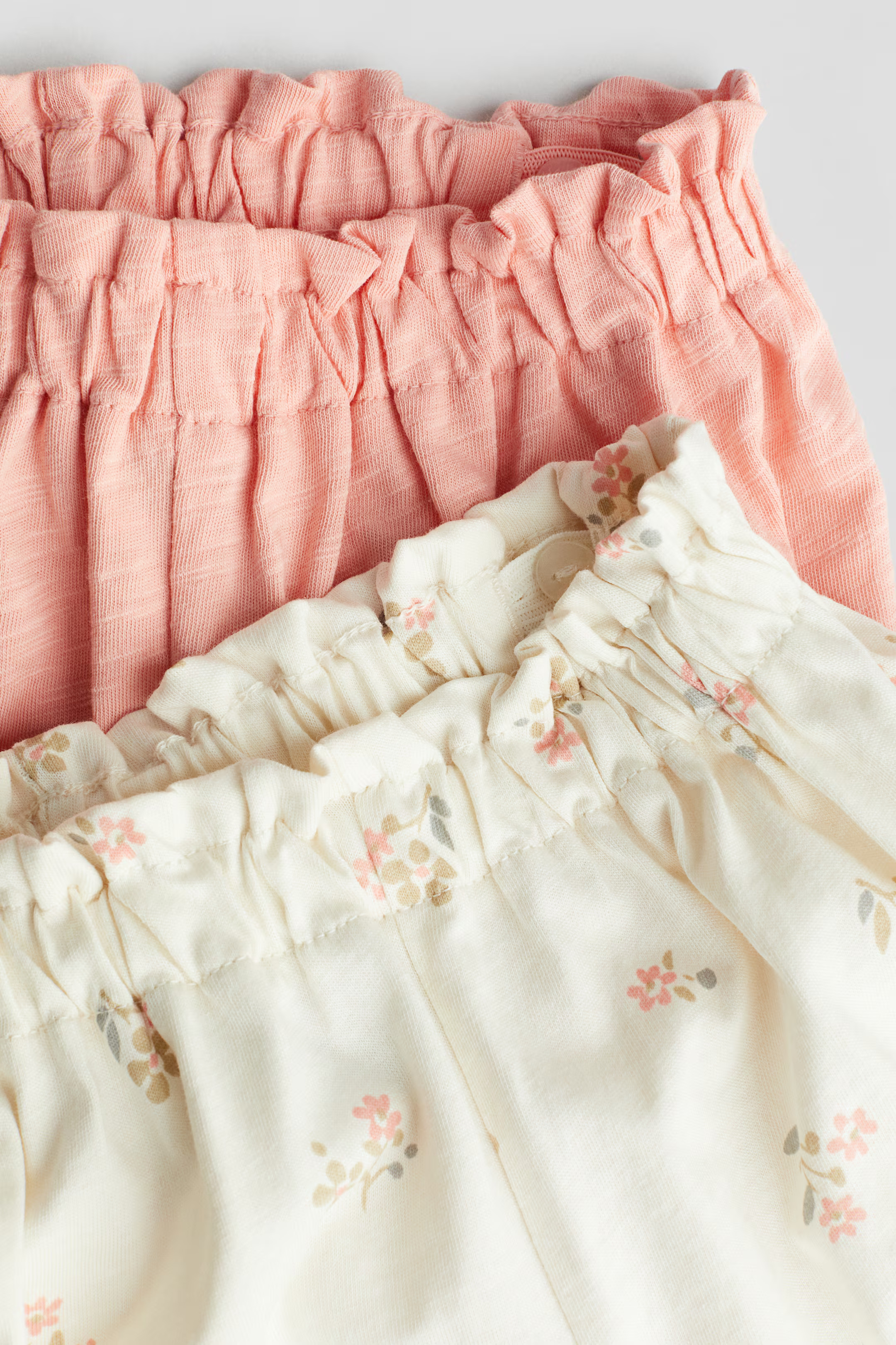 2-pack Cotton Bloomers - Coral/floral - Kids | H&M US | H&M (US + CA)