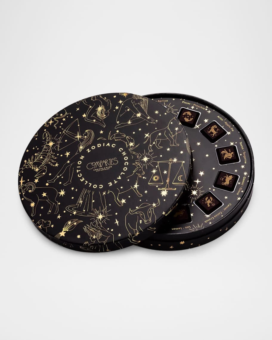 Compartes Chocolatier Zodiac Collection Celestial Star Signs Chocolate Gift Box | Neiman Marcus