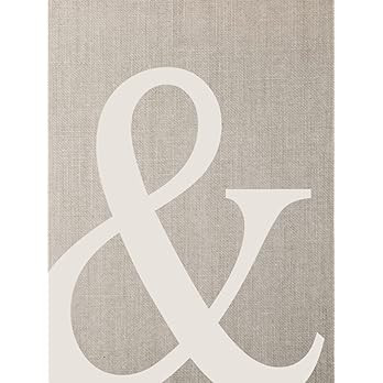 Ampersand: Neutral Aesthetic Book for Decor | Use as a Decorative Accent or Styling Bookshelves &... | Amazon (US)