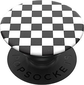 PopSockets: Phone Grip with Expanding Kickstand, Pop Socket for Phone - Checker Black | Amazon (US)