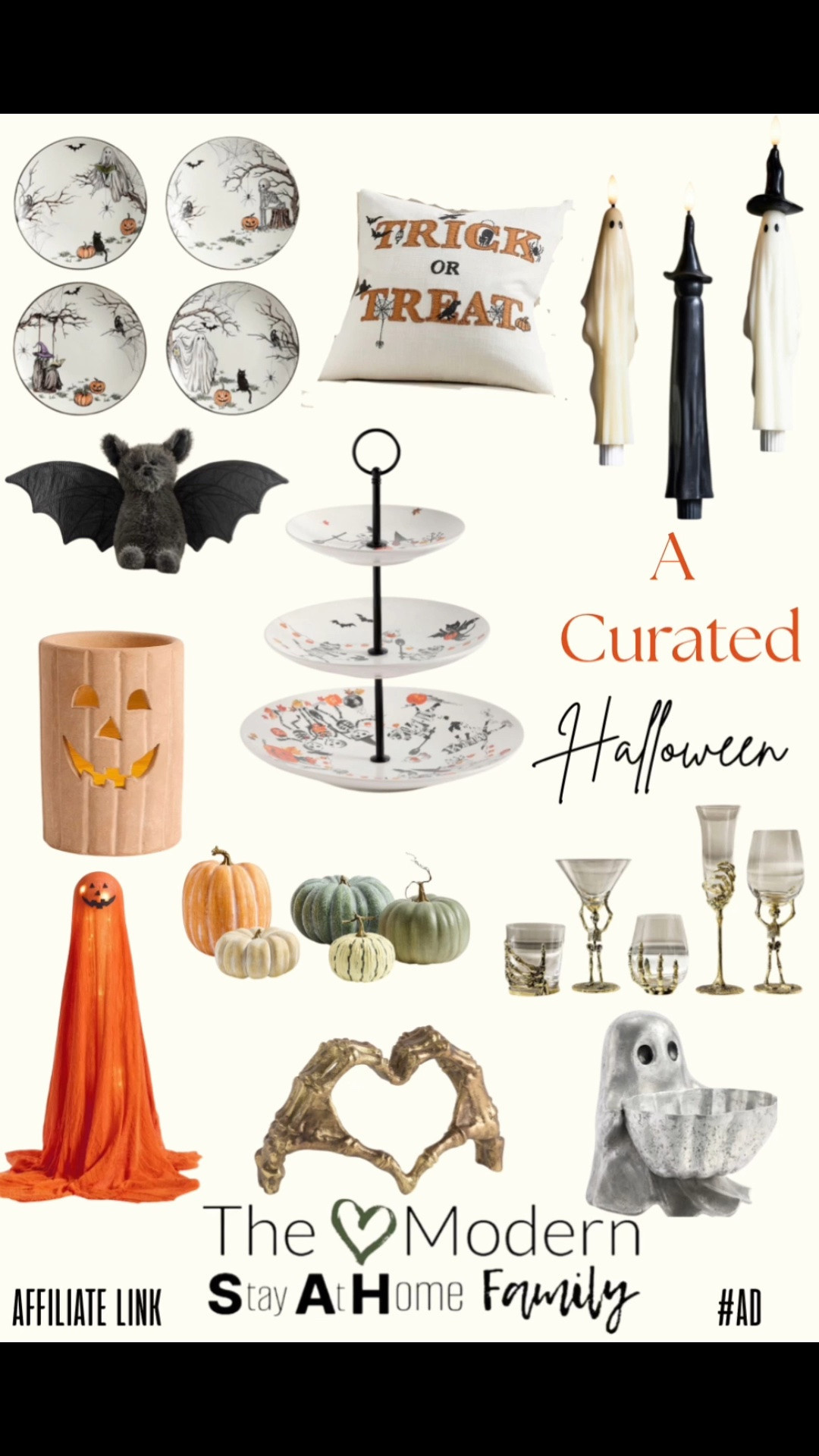 ✨ Curating a Halloween home is one of my favorite traditions! I love mixing vintage-inspired Halloween decor with cozy neutral pumpkins, spooky ghosts, whimsical bats, classic jack-o’-lanterns, and elegant black-and-cream accents for a look that’s festive without feeling over the top. This collection is perfect if you’re decorating your entryway, dining table, coffee bar, mantel, kitchen, or living room with timeless Halloween finds you’ll look forward to displaying year after year. From charming ghost candles and spooky serving pieces to adorable seasonal pillows and heirloom-inspired accents, these are some of my favorite Halloween decor picks this season! Save this collection for decorating inspiration and shop everything easily through my LTK.

Halloween decor, curated Halloween decor, vintage Halloween, cozy Halloween home, neutral Halloween decor, elegant Halloween decorating, spooky chic decor, Halloween tablescape, Halloween centerpiece, Halloween entertaining, ghost decor, pumpkin decor, Halloween pillows, Halloween candles, bat decor, Halloween serving tray, Halloween dishes, Halloween plates, Halloween home decor, seasonal decorating, fall Halloween aesthetic, classic Halloween decorations, cottage Halloween, whimsical Halloween, moody Halloween decor, Halloween living room, Halloween dining room, Halloween kitchen decor, Halloween inspiration, LTK Halloween finds, Halloween shopping, festive home decor, neutral pumpkins, jack o lantern decor, haunted home aesthetic, cozy fall decorating, Halloween must haves, affordable Halloween decor, designer inspired Halloween decor.

#LTKHome #LTKSaleAlert #LTKSeasonal