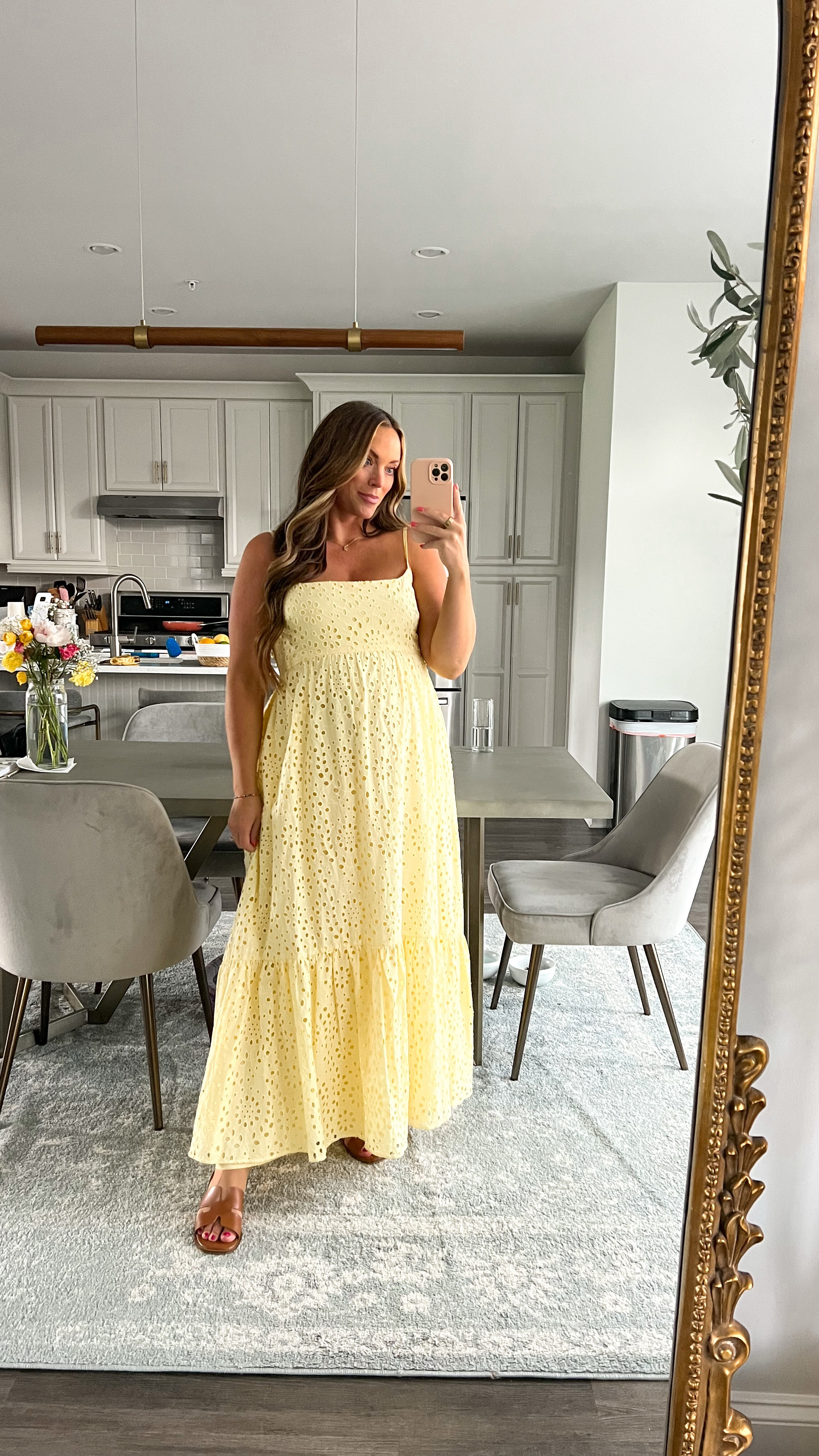 Gender neutral baby shower dress ☀️🍋✨
Also this is beautiful non pregnant as well, the silhouette is so comfortable and feminine 

Wearing a large, 31 weeks pregnant 

#LTKSeasonal #LTKBump #LTKSummerEdit