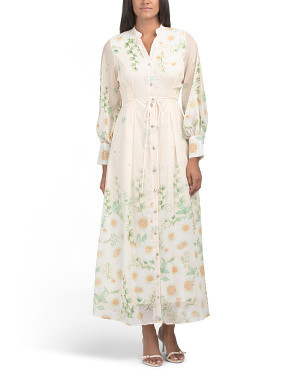 Long Sleeve Floral Maxi Dress | Casual Dresses  | Marshalls | Marshalls