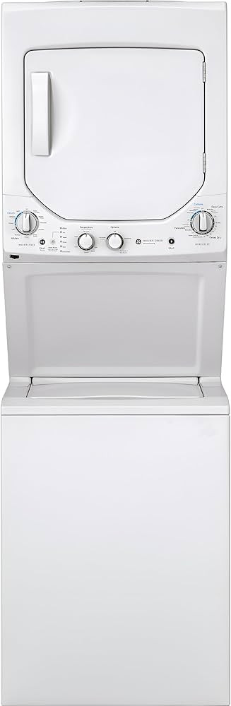 GE Unitized Spacemaker® 3.8 Cu. Ft. Washer and 5.9 Cu. Ft. Electric Dryer Laundry Center, 27-Inc... | Amazon (US)
