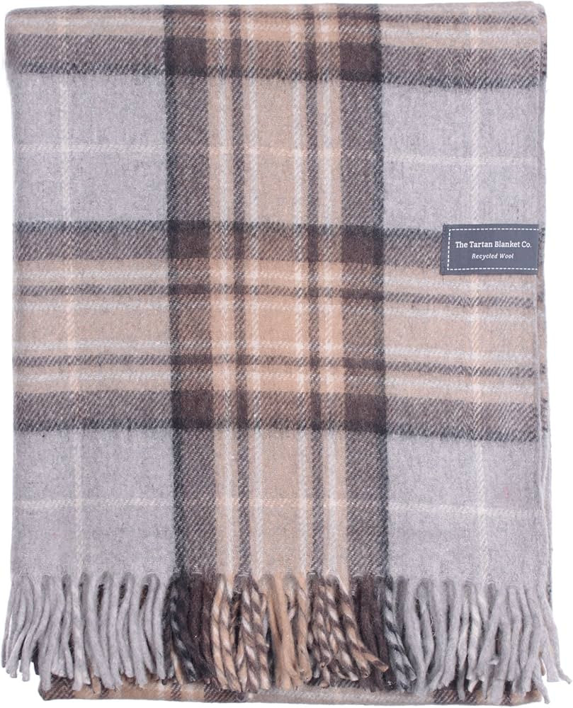 The Tartan Blanket Co. Recycled Wool Knee Blanket Mackellar Tartan 28" x 65" | Amazon (US)