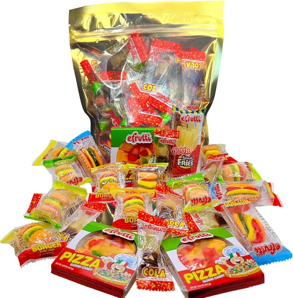 eFrutti Gummi Candy Variety Lunch Party Gift Set | Fat Free Food | Gluten Free | Nut Free | Not G... | Amazon (US)