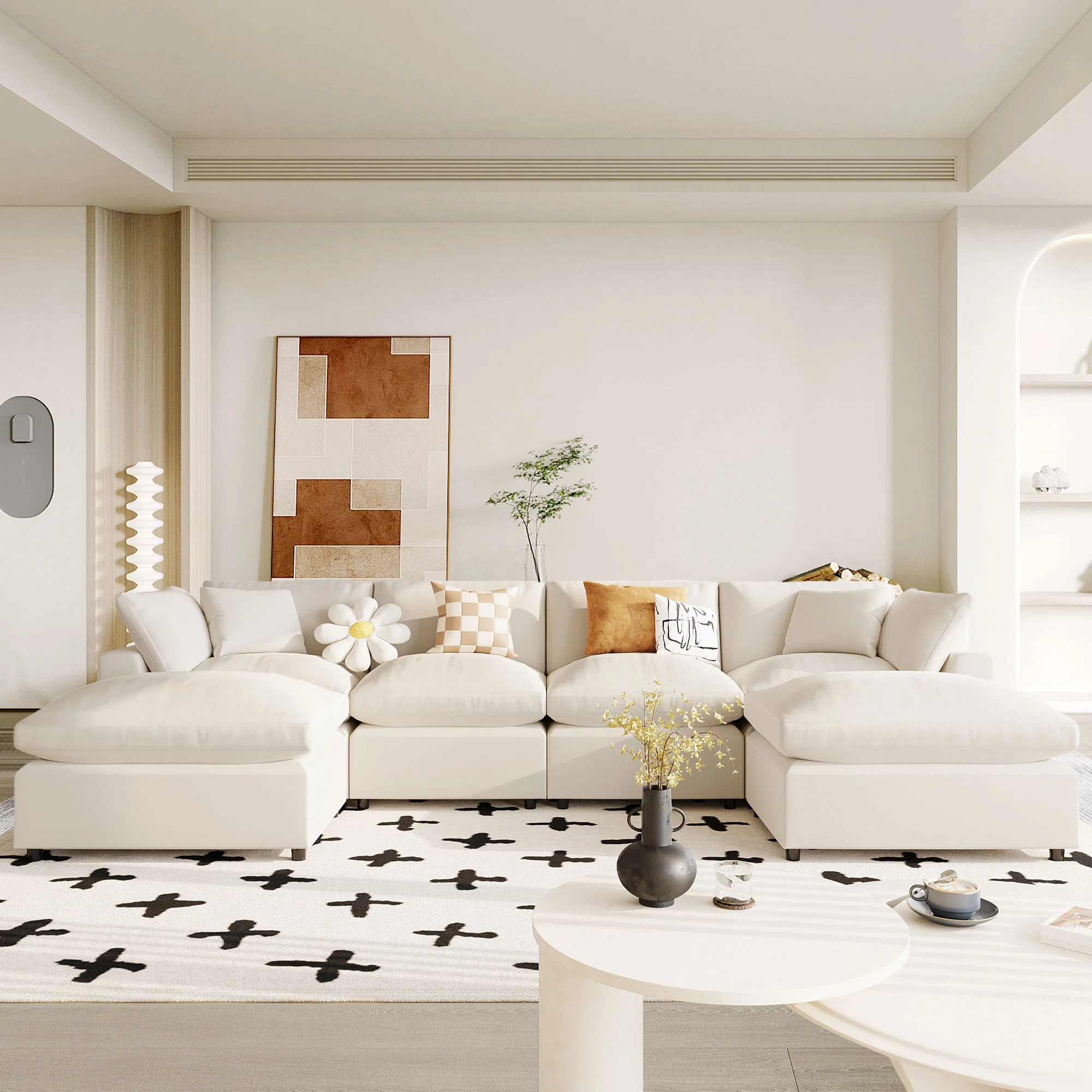 Cherryle 3 - Piece Upholstered Sectional | Wayfair North America