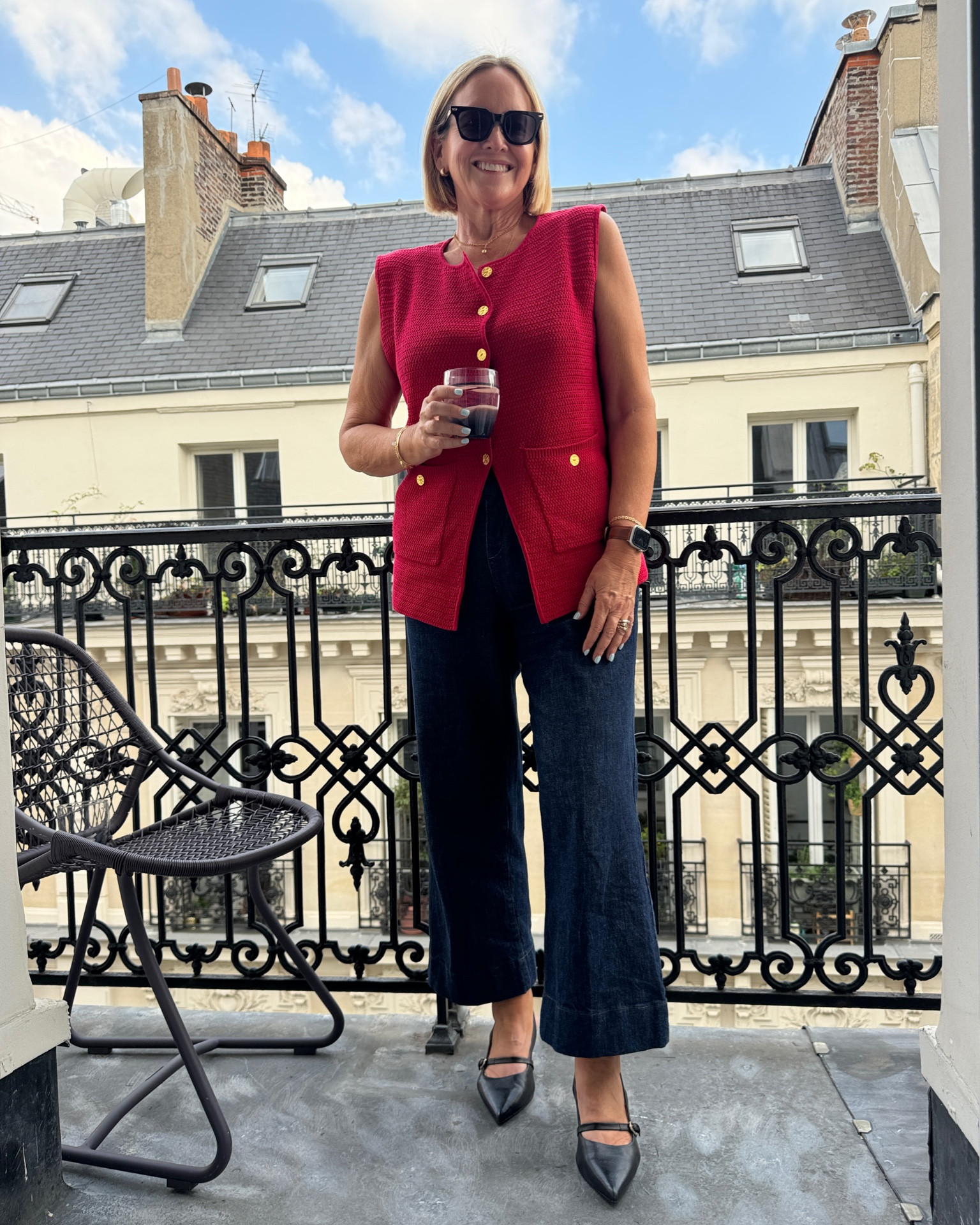 Love this Onte gilet for a pop of colour and a simple way to dress up jeans 

I’m in size L

#LTKover50style #LTKtravel #LTKaustralia