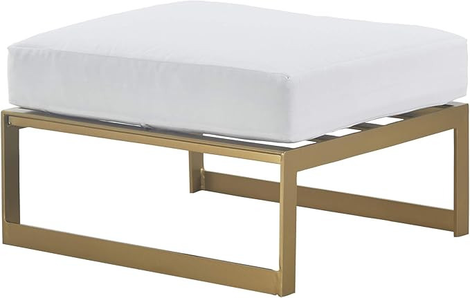 Elle Decor Mirabelle Modern Outdoor Patio Modular Furniture Collection, White or Gold Frame, Otto... | Amazon (US)