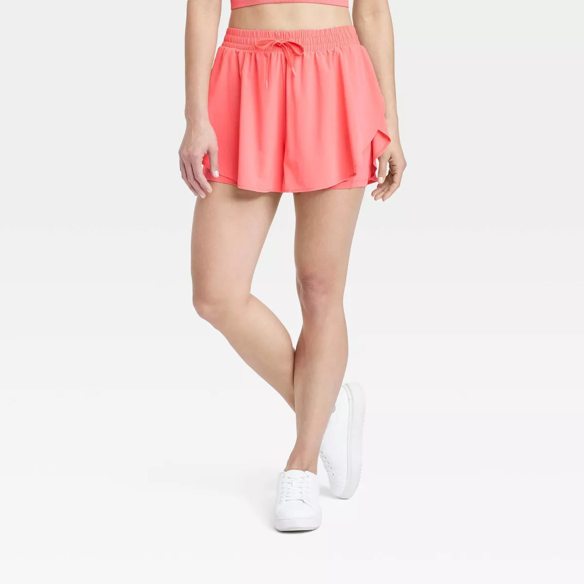 Women's Woven High-Rise Flutter Shorts 3" - All In Motion™ | Target