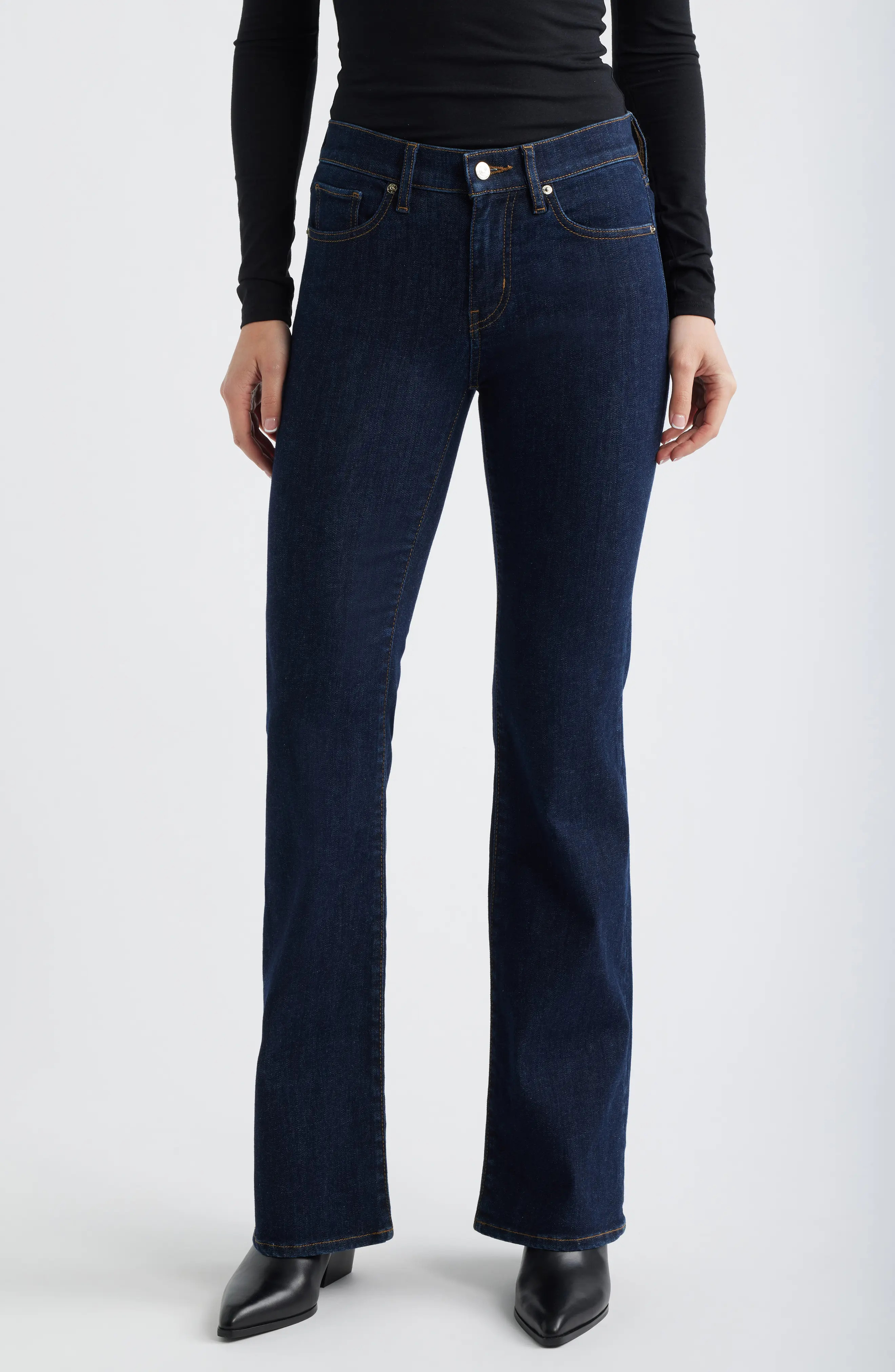 FRAME The Rodeo Bootcut Jeans in Atlas at Nordstrom, Size 34 | Nordstrom