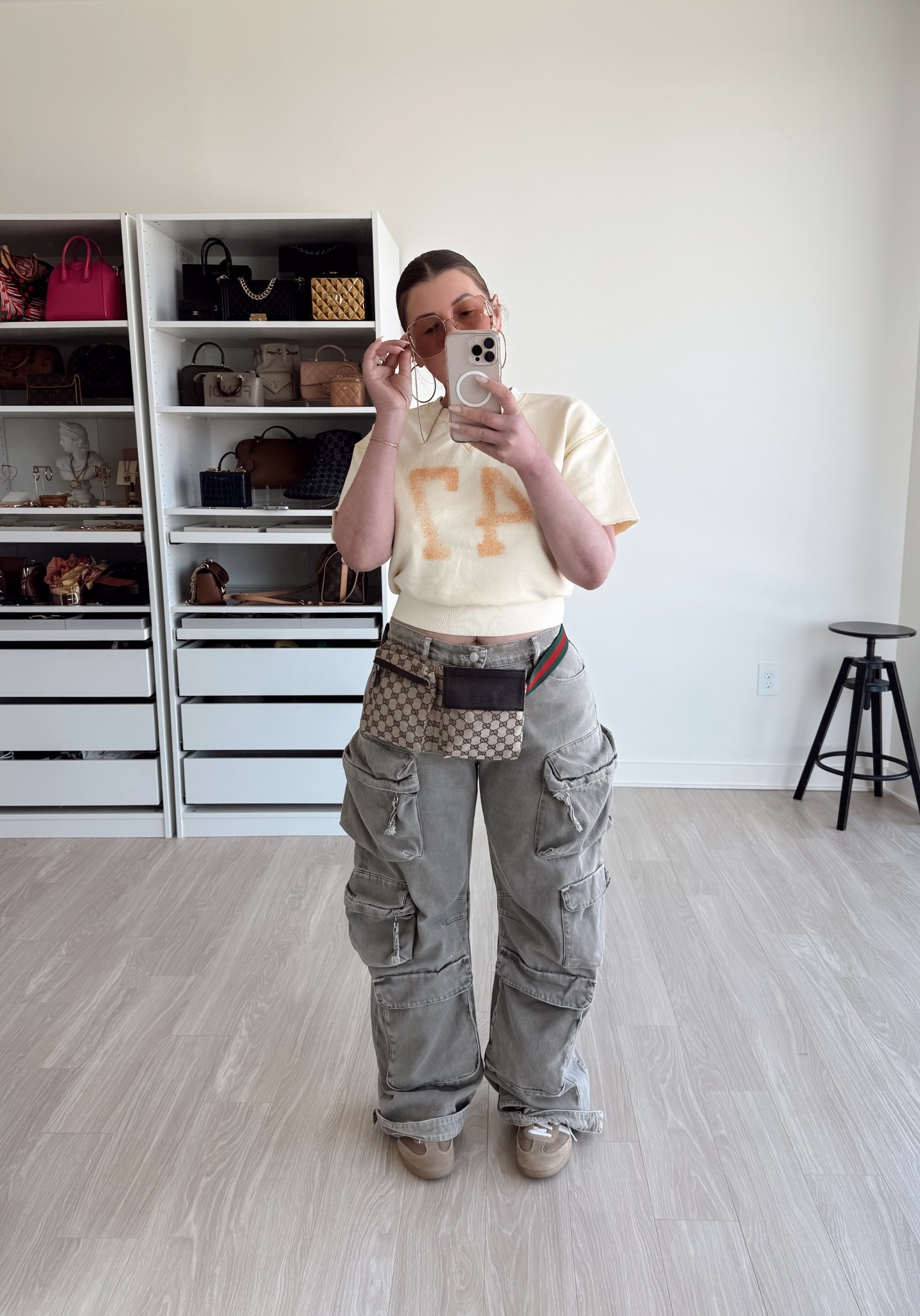 sized down in top
Cargo jeans are size 36, I had them tailored to fit the waist and length



#LTKFindsUnder100 #LTKStyleTip