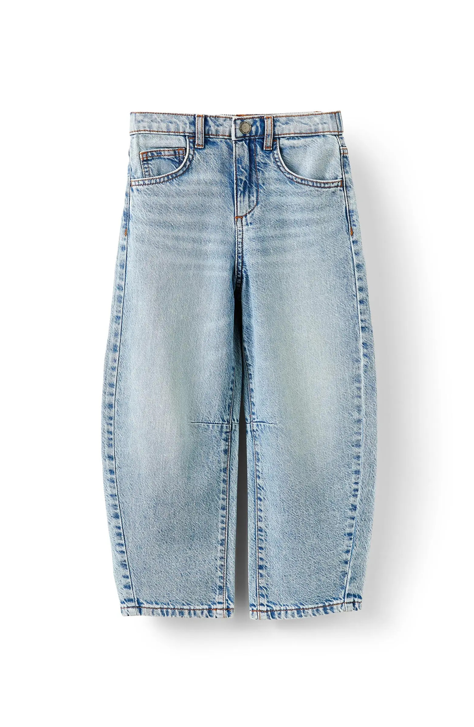 Kid's Unisex Barrel Leg Denim Jean | Nordstrom
