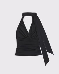 Women's Halter Cowl Scarf Top | Women's Tops | Abercrombie.com | Abercrombie & Fitch (US)