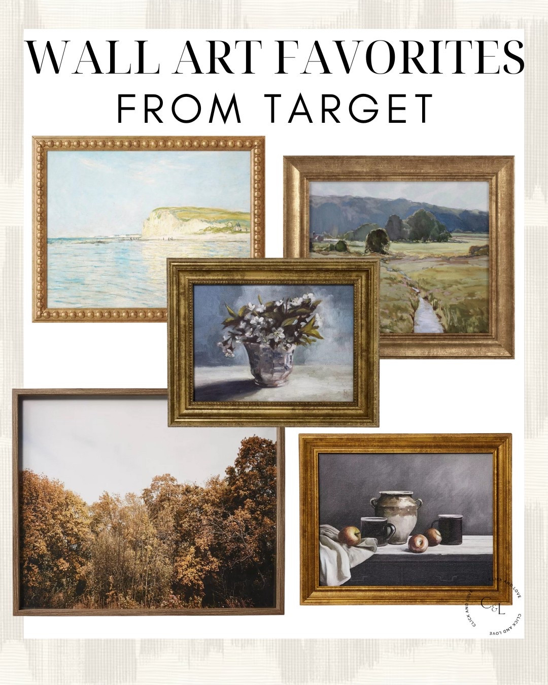 Affordable wall art finds from Target! All under $75. Budget friendly home decor at a fabulous price! 

home decor, canvas art, art prints, framed art, landscape paintings, abstract art, abstract painting, classic home decor, classic art, budget art, wall art, wall decor, Living room, bedroom, guest room, dining room, entryway, seating area, family room, Modern home decor, traditional home decor, budget friendly home decor, Interior design, shoppable inspiration, curated styling, beautiful spaces, classic home decor, bedroom styling, living room styling, dining room styling, look for less, designer inspired, Target home, threshold, studio McGee, fruit still life 

#LTKStyleTip #LTKFindsUnder100 #LTKHome