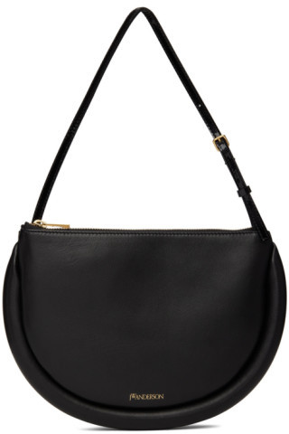 JW Anderson - Black  'The Bumper' Moon Bag | SSENSE