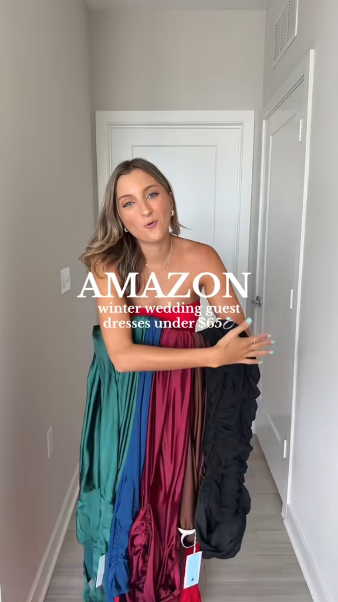 winter wedding guest dresses under $65 from Amazon prime 💍 wearing an XS/S in everything. 5’2 

#LTKFindsUnder50 #LTKFindsUnder100 #LTKWedding