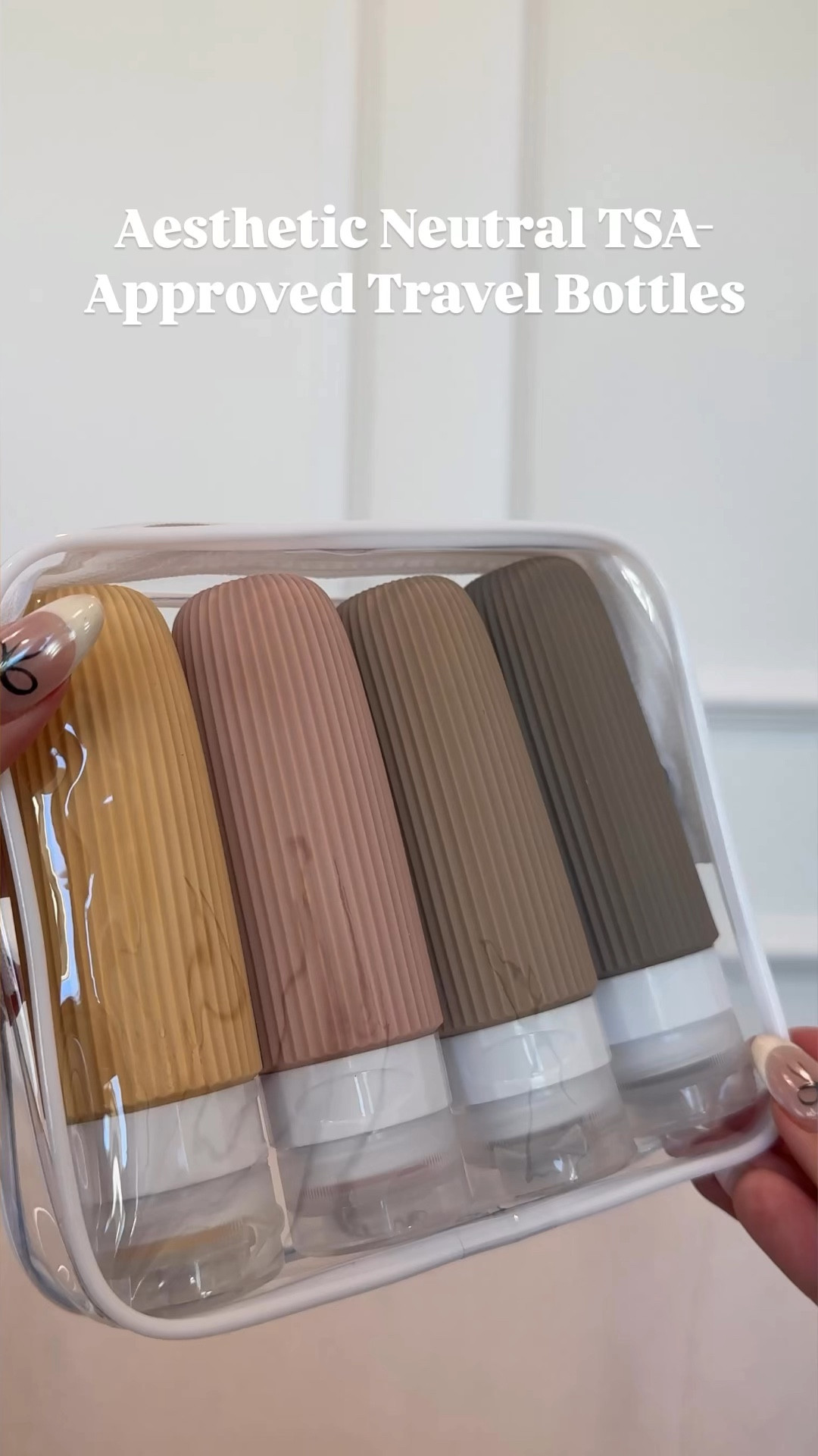 Aesthetic neutral travel organization bottles from Amazon! Under $10 & the quality is so good! 🤎✈️🤍

 TSA approved bottles, travel organizers, travel organization, TSA approved, Amazon organization, travel lover gifts, under $10 stocking stuffer

#LTKTravel #LTKHoliday #LTKHome