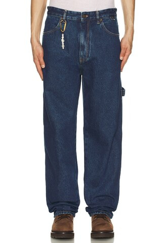 DARKPARK Relax Fit Worker Denim Jeans in Medium Full from Revolve.com | Revolve Clothing (Global)