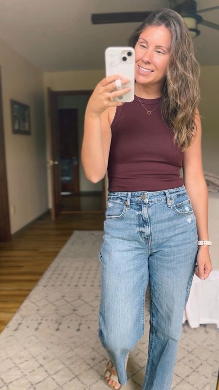 Wearing a small in the tank in the maroon color. True size 25 in my jeans! My sandals are a 35 and fit true to size!



#LTKStyleTip #LTKFindsUnder50 #LTKFindsUnder100