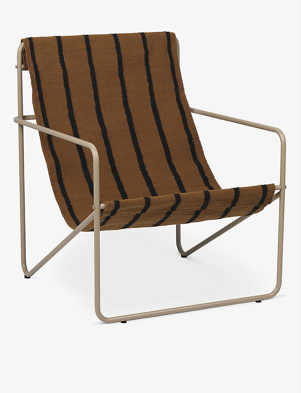 Desert block-colour steel and recycled-plastic lounge chair 77.5cm | Selfridges