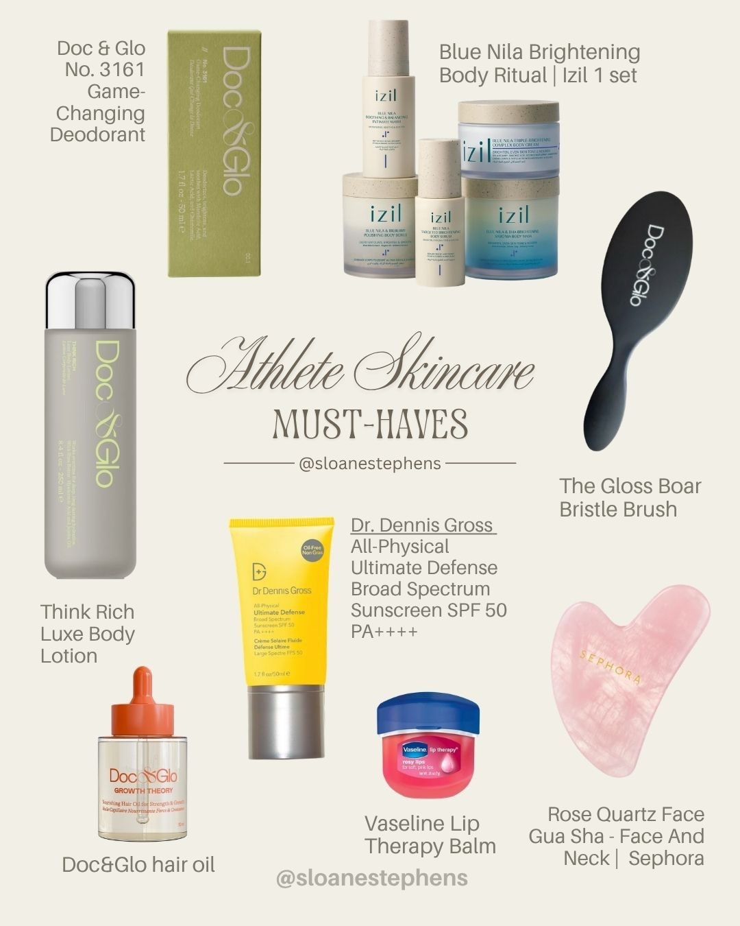 Post-match glow starts here. ✨ Taking care of my skin is a priority after hours in the sun. obsessed with the Doc & Glo collection and the Sol de Janeiro Bum Bum Cream for ultimate hydration. Shop the athlete-approved skincare and body care routine through the link!

#LTKActive #LTKfitnessgoals #LTKTravel