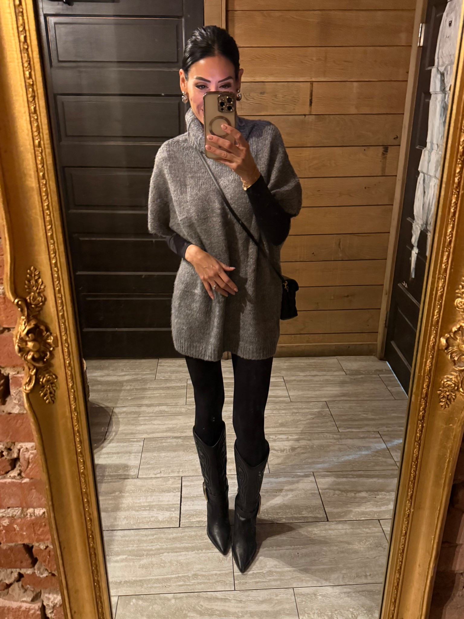 Loving this oversized sweater/poncho! So many compliments and so fun to wear 

#LTKOver40 #LTKGiftGuide #LTKHoliday