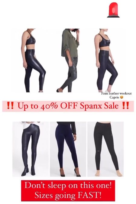 Spanx Sale - up to 40% off // activewear // leather leggings // leggings // gifts for her // athleisure // holiday outfits // Christmas gift guide

#LTKstyletip #LTKGiftGuide #LTKCyberweek