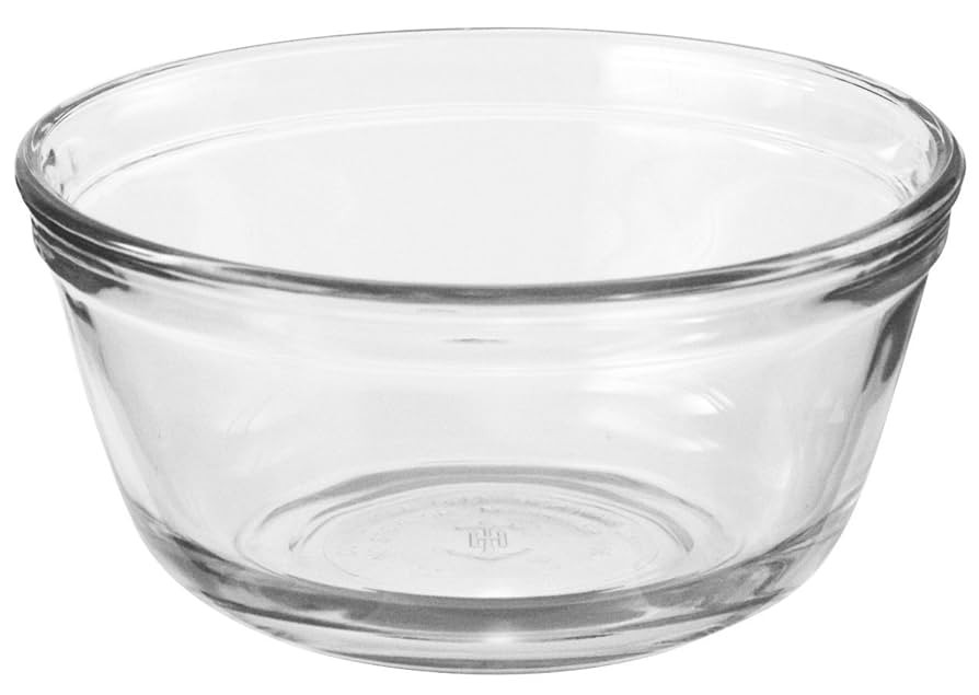 Anchor Hocking 4-Quart Glass Mixing Bowl, Set of 2, Clear | Amazon (US)