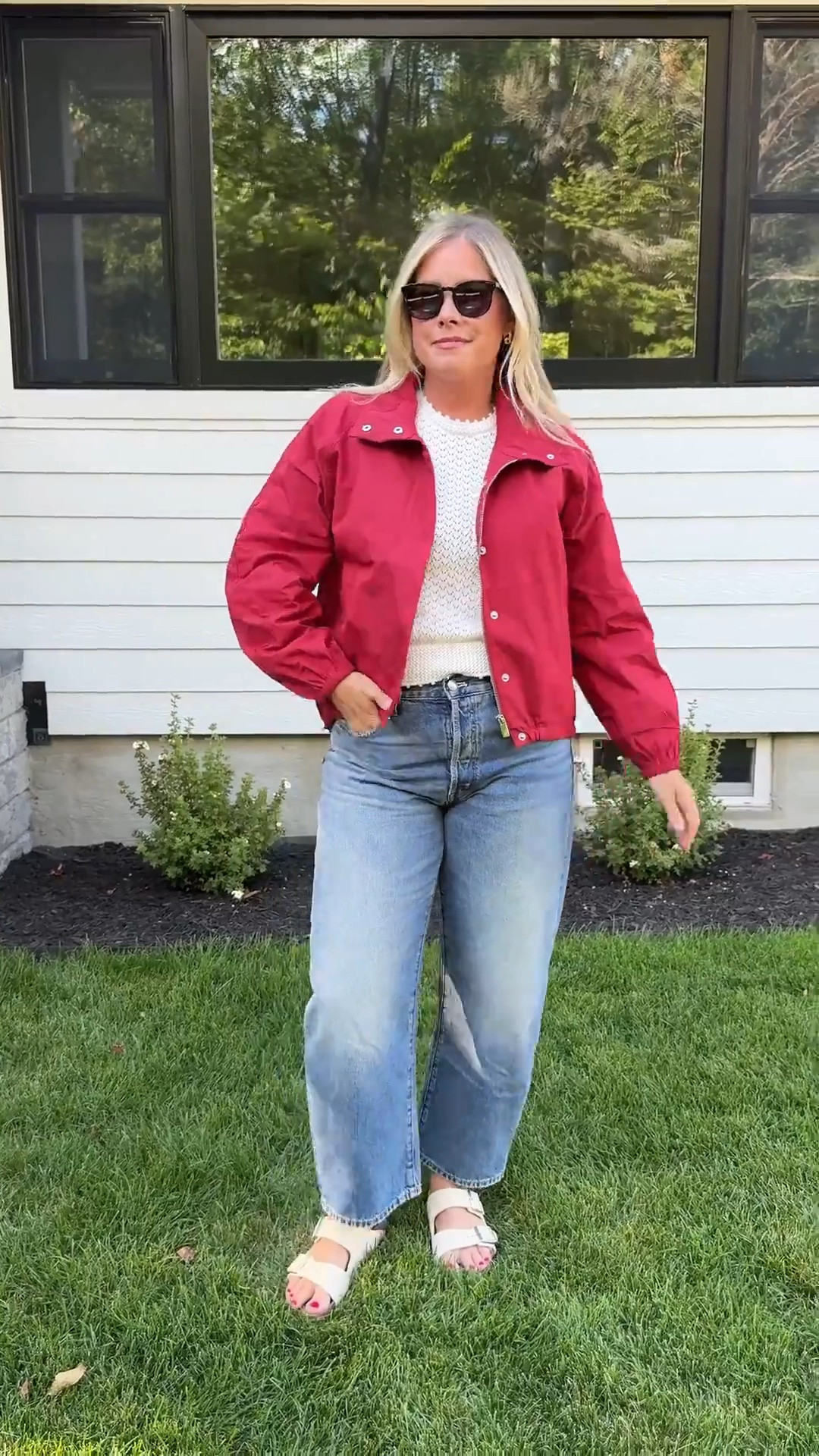 Today starts the Madewell LTK Exclusive In-App Sale! 8/14 - 8/17 // use code LTK20 for 20% off almost everything! 

**please note: the red windbreaker is currently low in stock