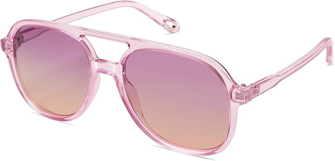 SOJOS Retro Polarized Aviator Sunglasses Womens Mens Classic 70s 80s Vintage Trendy Square Aviato... | Amazon (US)