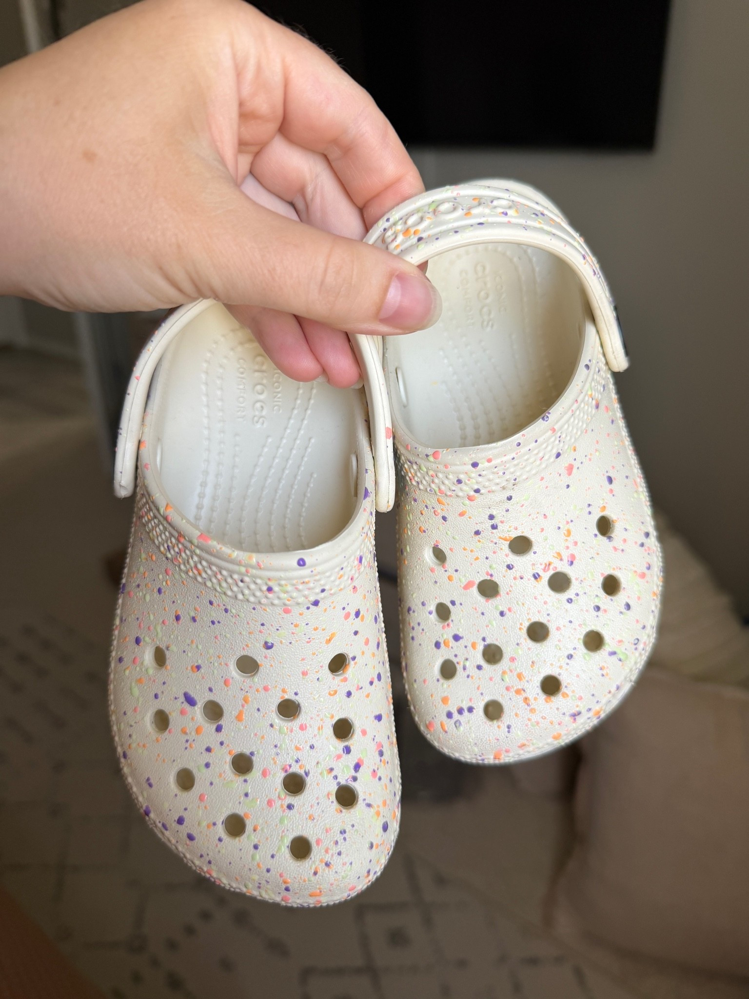 Girls splatter @crocs 💖

#LTKKids