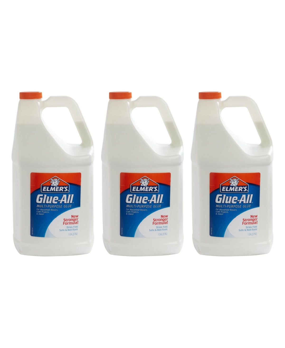 Elmer's Glue-All Multi-Purpose Liquid Glue, Extra Strong, Great for Making Slime, 1 Gallon, Pack of 3 | Macy's