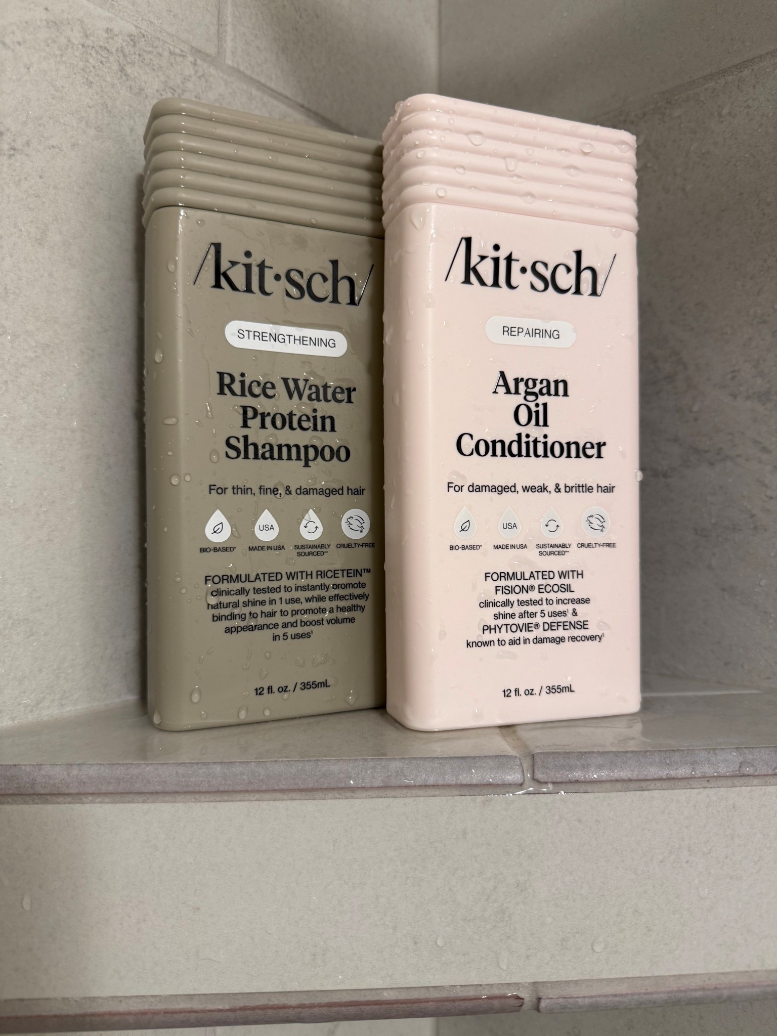 Have you tried the new bottled kitsch shampoo and conditioner? 

I wasn’t sure what combo to pick, but I have been using the rice protein conditioner and argan oil conditioner. Loving the combo so far but I linked the whole line! 

If you have hard water, this has really helped my scalp health! I am noticing a lot less flakiness and I’m so glad I made the switch. 

#kitsch #shampoo #conditioner #scalp #beauty #target

#LTKselfcare #LTKgrwm #LTKBeauty