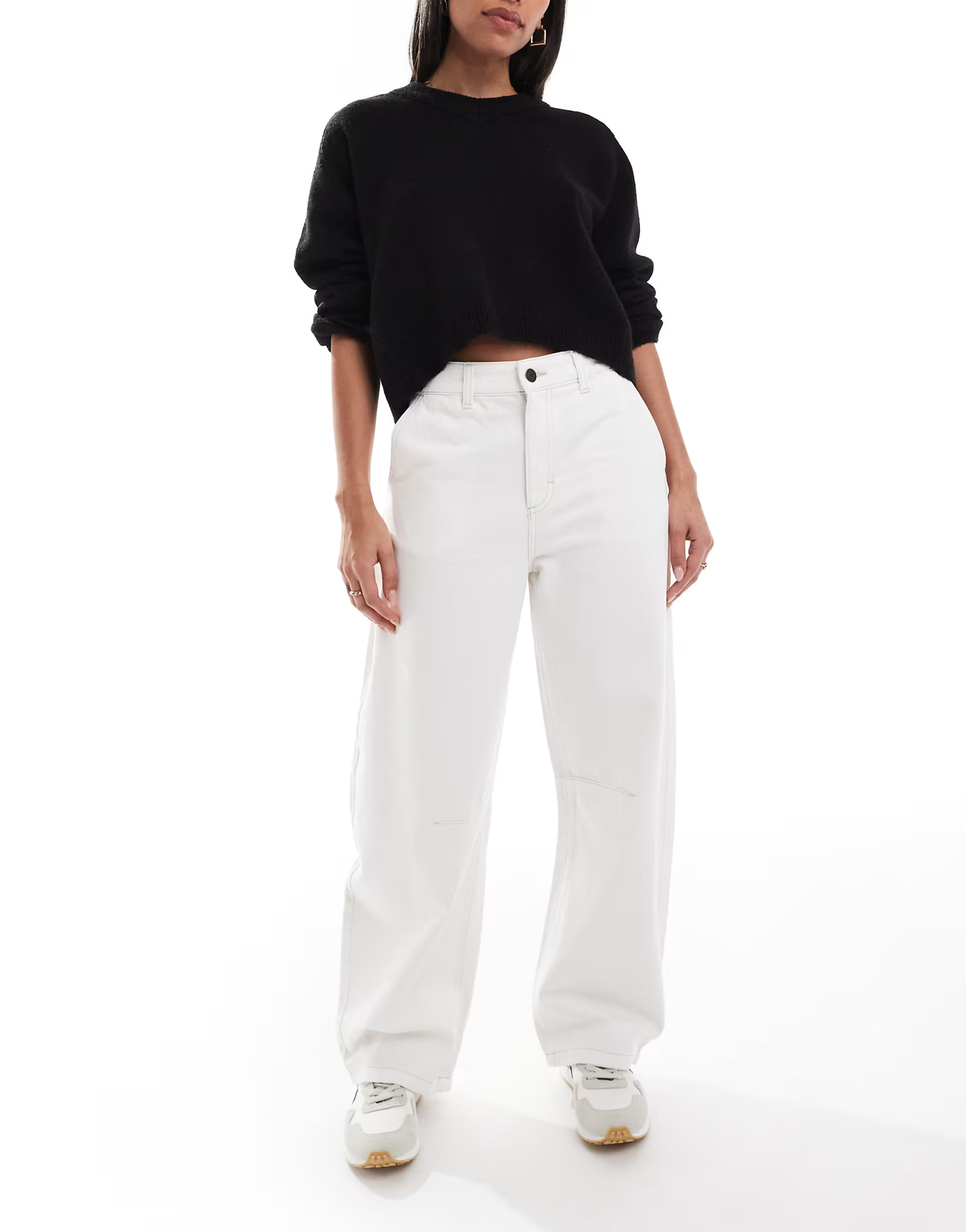Cotton On barrel leg jean in vintage white | ASOS (Global)