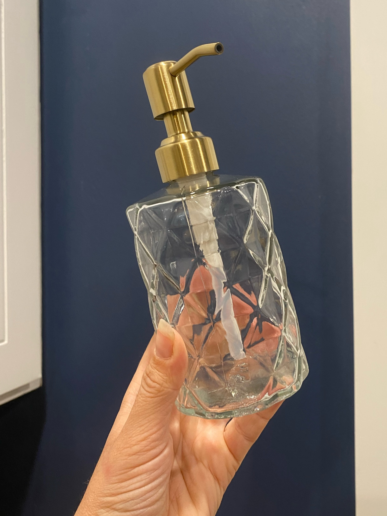 Glass lotion or soap dispenser 

#LTKFamily #LTKHome #LTKGiftGuide