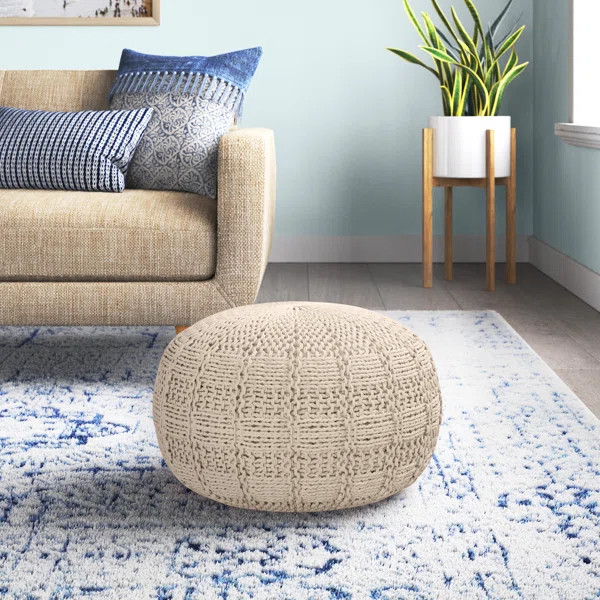 Herrington Upholstered Pouf | Wayfair North America
