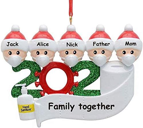 Besitek 2020 Ornament, Christmas Ornaments 2020, Decor Kit Mask Ornament, Ornaments for Christmas... | Amazon (US)