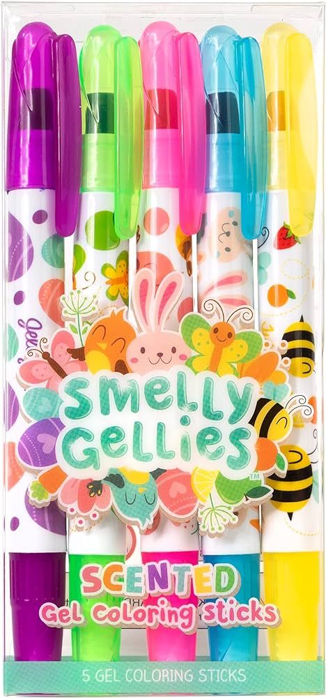 Scentco Spring Smelly Gellies - Scented Glidewrite Gel Coloring Sticks, Crayons, Highlighters - 5... | Amazon (US)