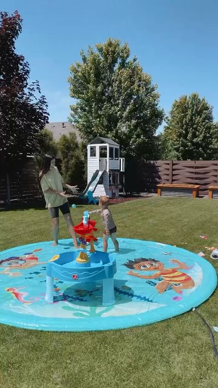 Giant $35 splash pad from amazon is selling fast! With the reusable water balloons these are definitely the coolest toys of the summer!

#LTKkids #LTKfamily #LTKswim