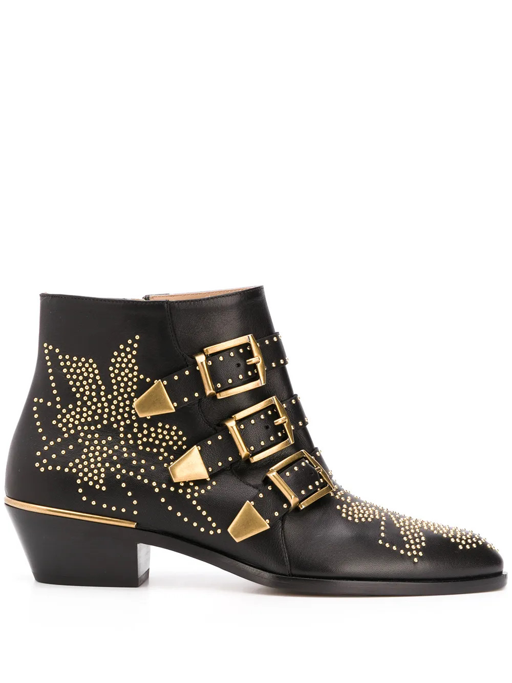 Chloé Susanna 30mm Studded Ankle Boots - Farfetch | Farfetch Global