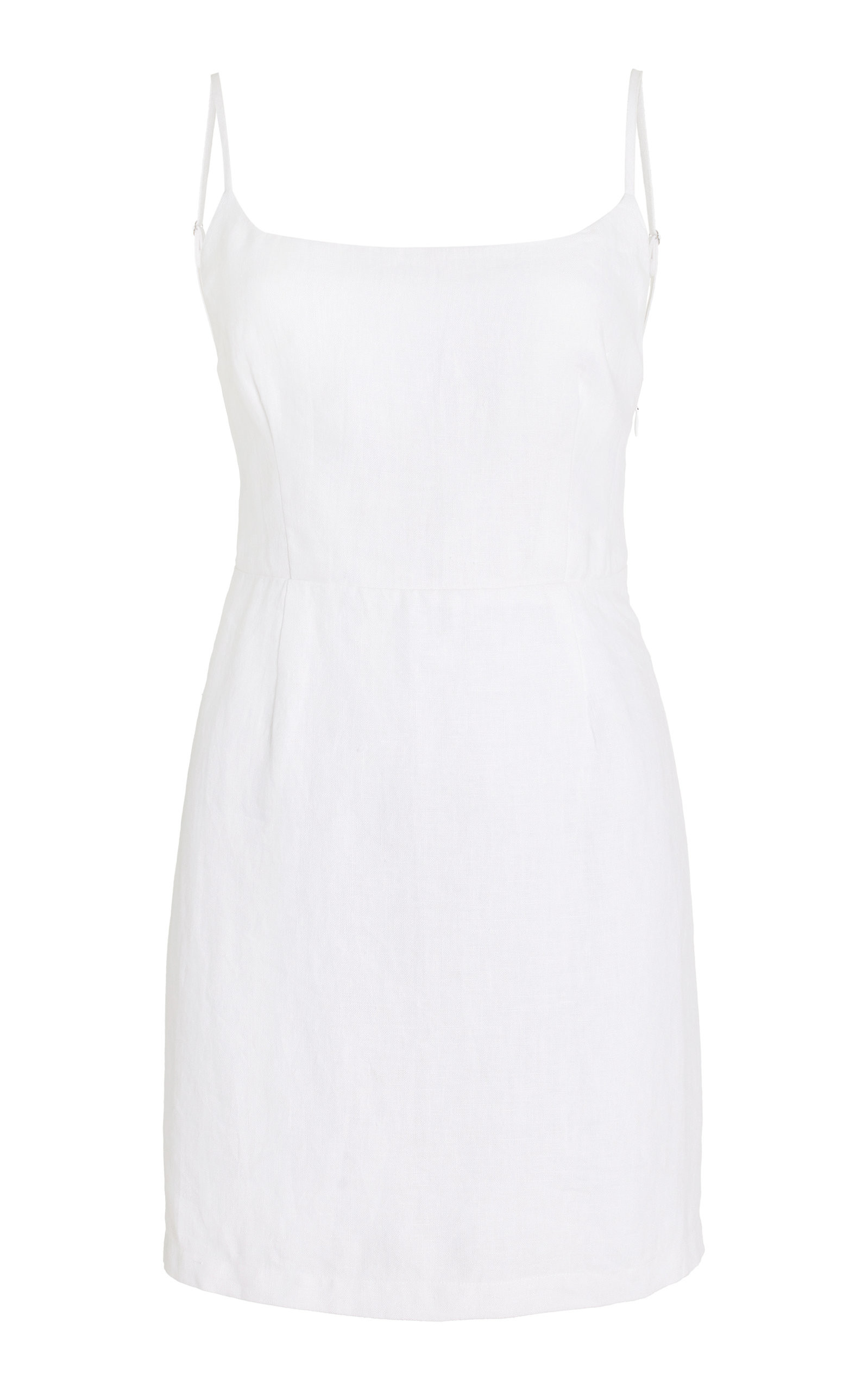 Posse - Women's Exclusive Maeve Linen Mini Dress - White - L - Moda Operandi | Moda Operandi (Global)