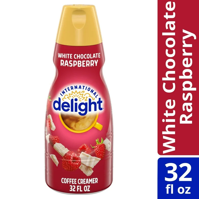 International Delight White Chocolate Raspberry Coffee Creamer, 32 fl oz Bottle | Walmart (US)