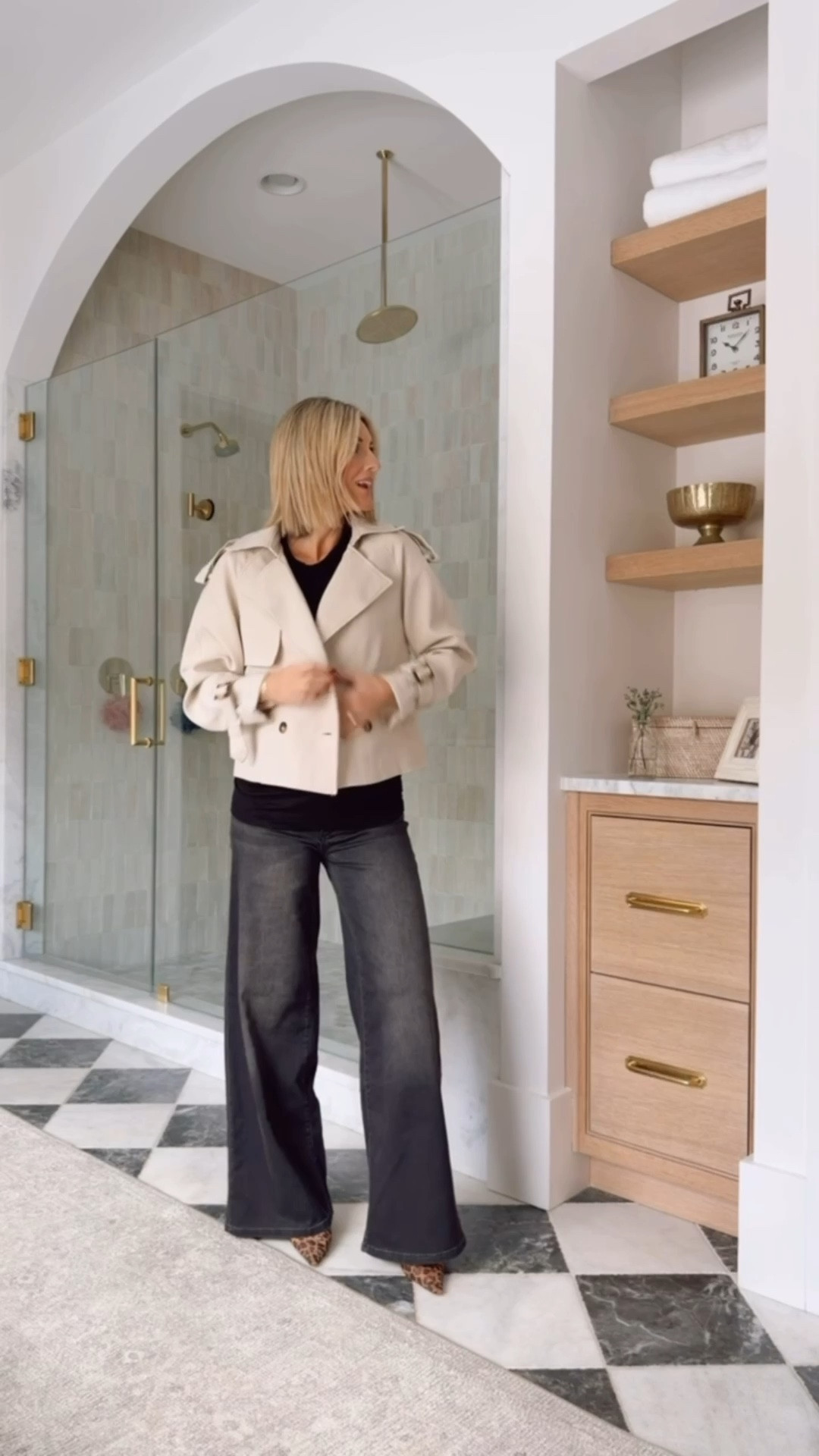 So impressed with this Amazon trench coat 👏🏼 it’s under $50 & it’s a great staple to have for winter! 

Loverly Grey, Amazon find, Amazon fashion, cropped trench coat, neutral coat, winter staples, winter fashion, winter outfit ideas 

#LTKootd #LTKFindsUnder50 #LTKBump