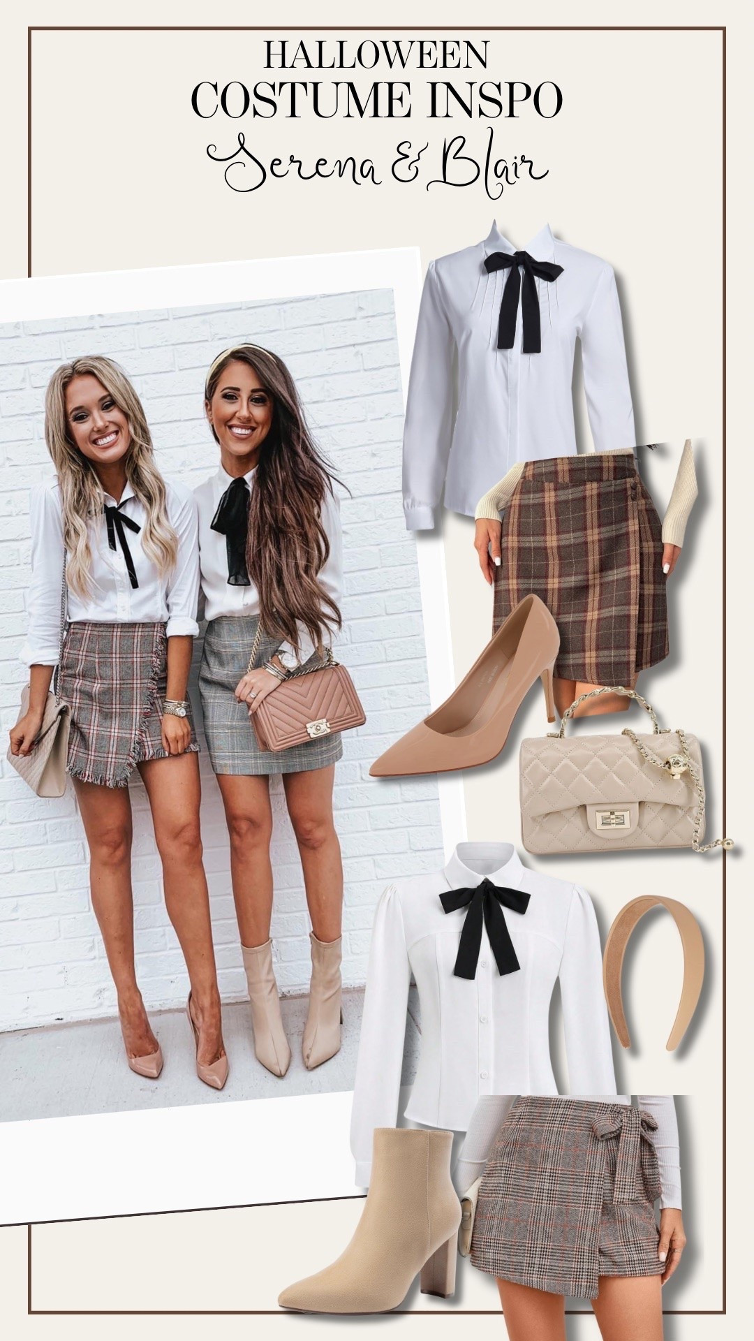 Halloween Costume Inspo: Serena and Blair! #halloween #halloweencostume