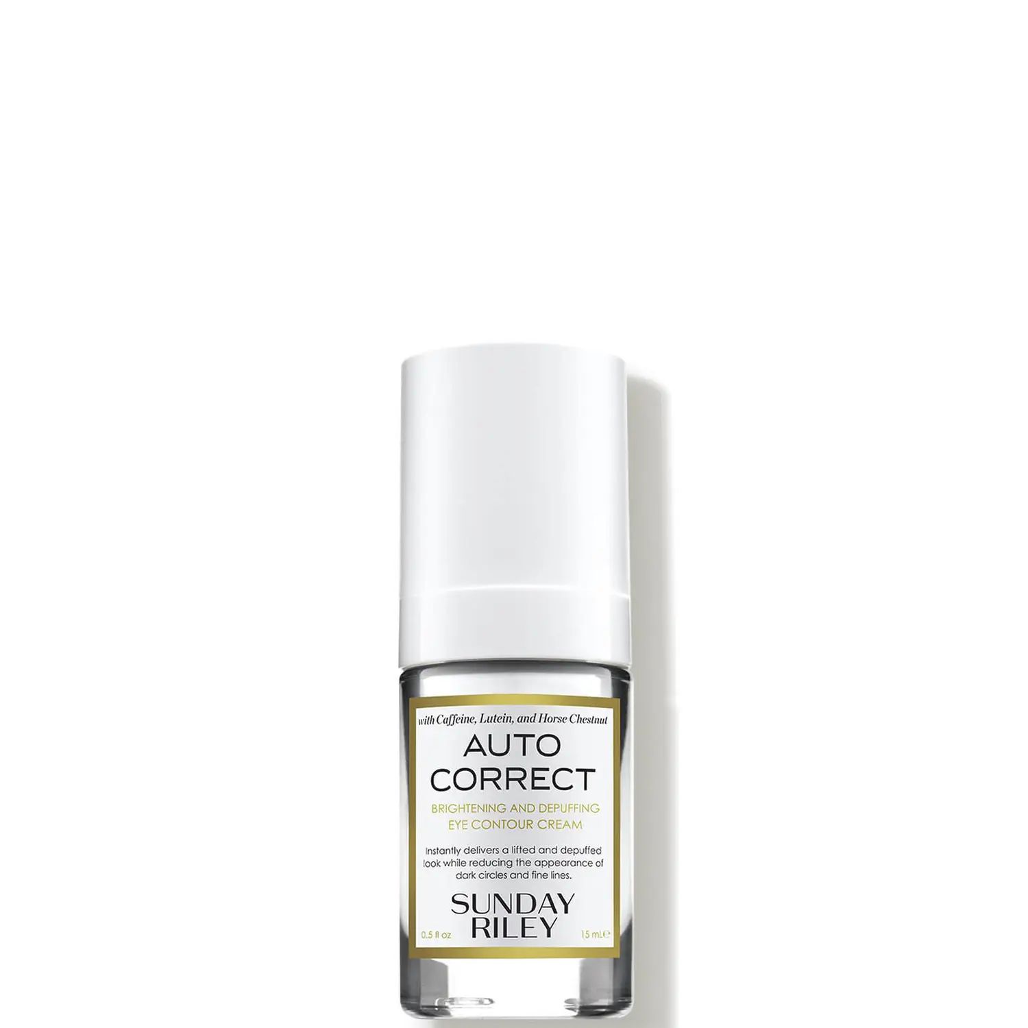 Sunday Riley Auto Correct Brightening and Depuffing Eye Contour Cream 0.5 fl. oz. | Dermstore (US)