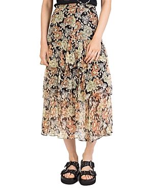 The Kooples Wanted Floral Midi Skirt | Bloomingdale's (US)