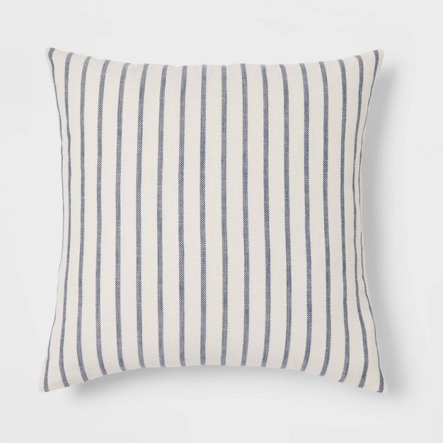 Oversized Cotton Striped Square Throw Pillow - Threshold™ | Target