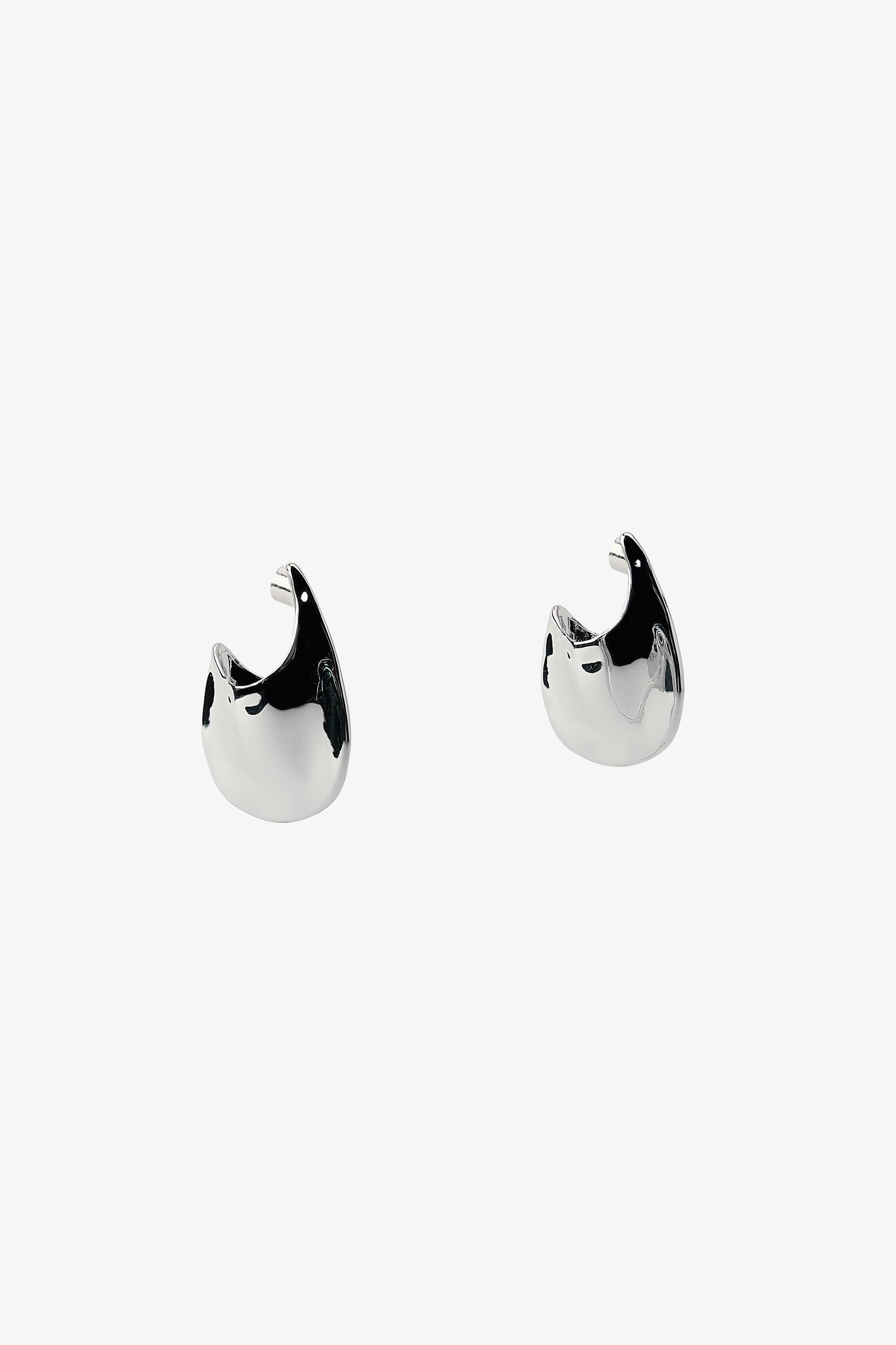 IRREGULAR HOOP METAL EARRINGS | Zara US